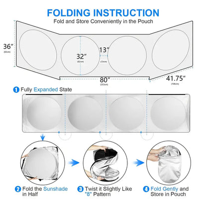 Ultimate Semi-Truck Sun Shade - Premium UV Defense & Heat Rejection for Windshield & Side Windows a77c54086821d4a91f78b59b4884edb3