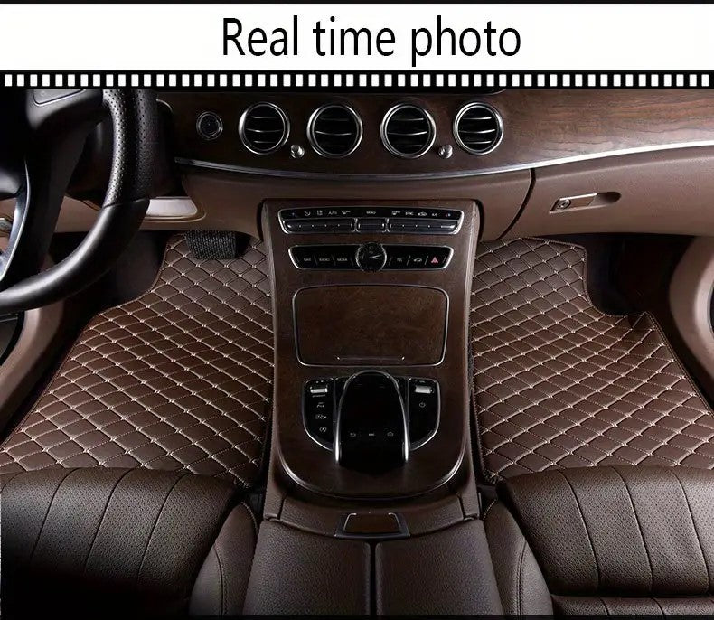 5pcs Universal Waterproof Car Floor Mats - Protect Your Car's Interior from Dirt, Mud, and Spills!