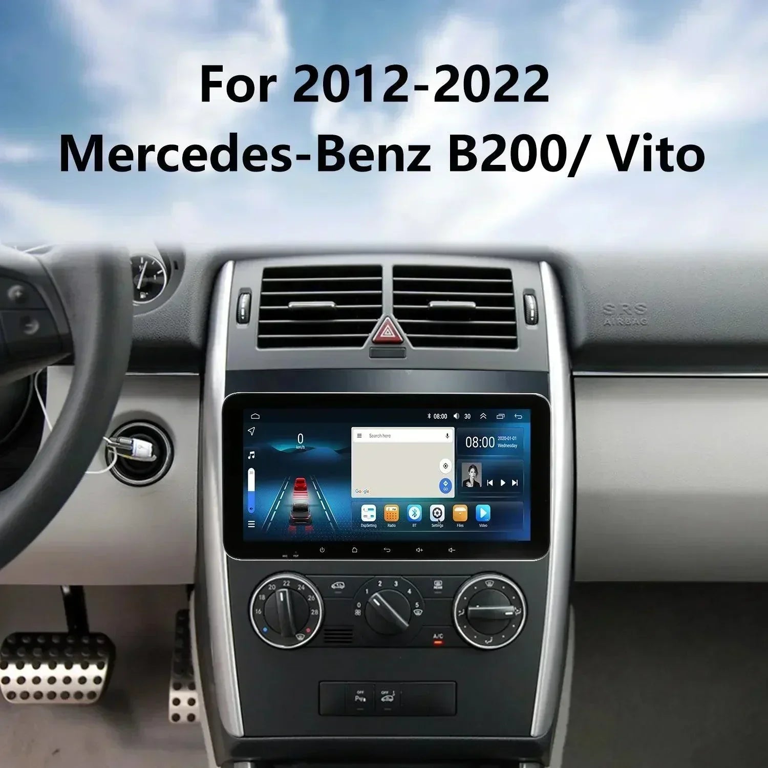 Android Car Radio Mercedes-Benz Vito GPS Navigation Carplay android-car-radio-mercedes-benz-vito-gps-navigation-carplay-auto-parts-1