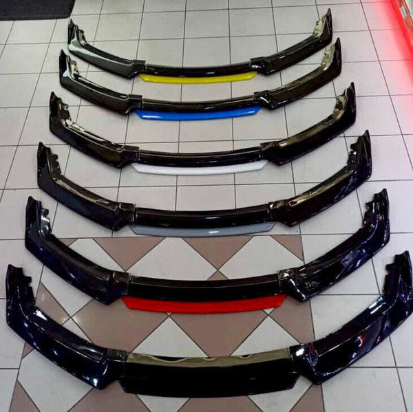 Auto Parts™ Car Front Bumper Body Kit Spoiler Splitter 4/Pcs - Auto Parts England Auto Parts www.cars4part.com United Kingdom SD04100028247944-1 27.28