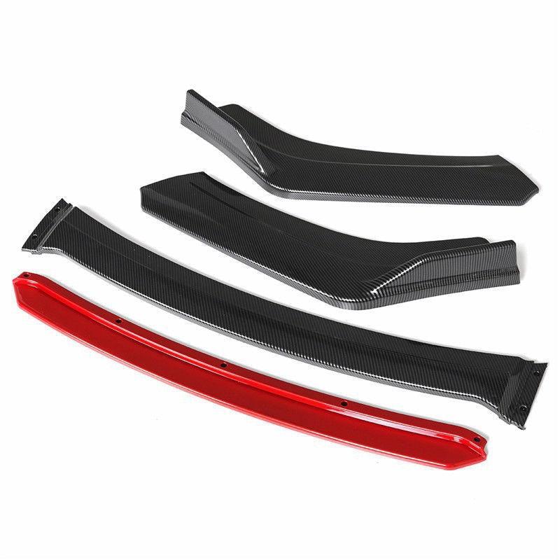 Auto Parts™ Car Front Bumper Body Kit Spoiler Splitter 4/Pcs - Auto Parts England Auto Parts www.cars4part.com United Kingdom SD04100028247944-1 27.28