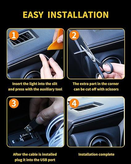 Auto Parts™ ChromaGlow Ambient Lights (Upgraded version) - Auto Parts England 𝐂𝐚𝐫𝟒𝐏𝐚𝐫𝐭𝐬 Ambient Lights, bmw, car, cars, led light, tag__hot_HOT www.cars4part.com United Kingdom SD11070817097648-1 20.00