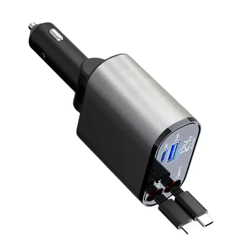 Auto Parts™ Retractable 4 in 1 Fast Car Charger auto-partstm-retractable-4-in-1-fast-car-charger-auto-parts-9
