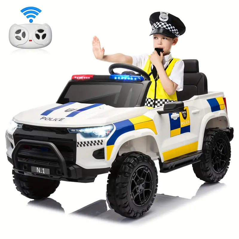 24V Ride On Police Car For Kids 2 Seater, 400W Ride-on Toy For Big Kids With Remote Control