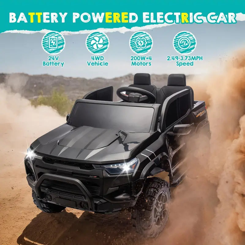 24V 10Ah 2 Seater Kids Ride On Pickup Truck, 4WD 800W Motor, Kids Ride On Car With Remote Control b4eac846-0f4d-4a58-a6ef-fbc92e9e036f