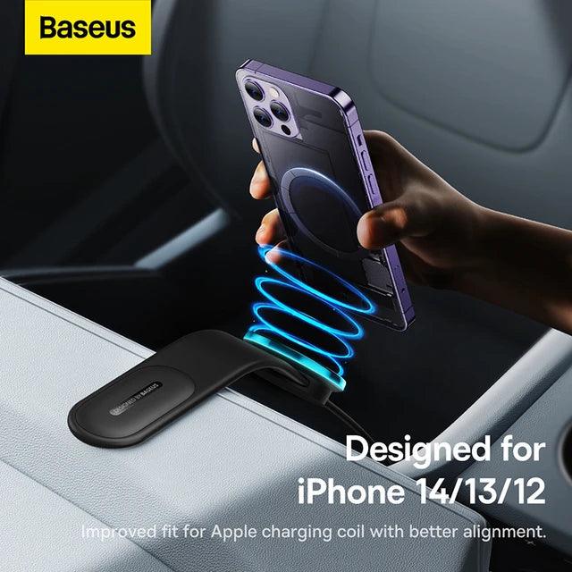 Baseus Magsafe Car Mount Charger 15W Wireless Car Charger Phone Holder - Auto Parts England Baseus for Magsafe Car Mount Charger, 15W Wireless Car Charger Phone Holder 𝐂𝐚𝐫𝟒𝐏𝐚𝐫𝐭𝐬 Baseus Car Mount Charger, car phone holder, mobile phone holder, phone holder, tag__hot_HOT, Wireless Car Charger Phone Holder www.cars4part.com United Kingdom SD11081621448124-1 25.00