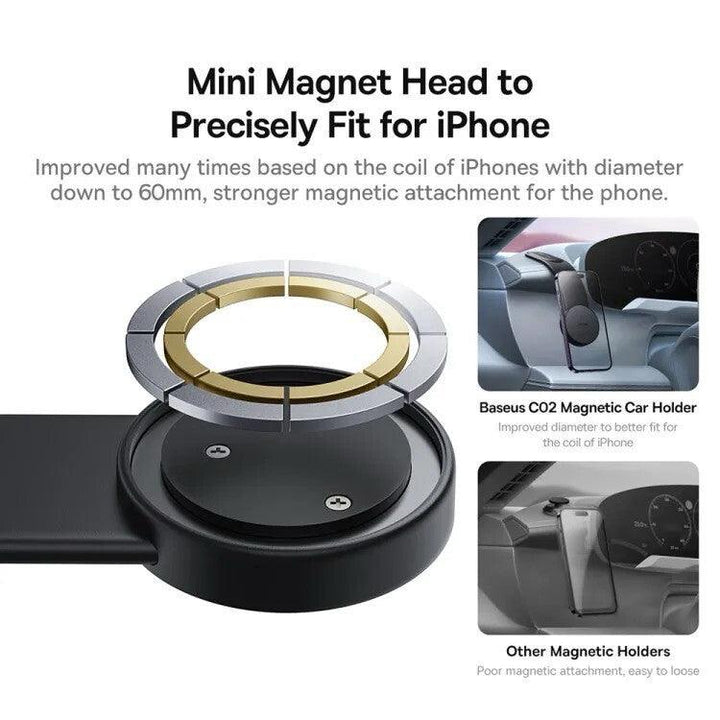 Baseus Magsafe Car Mount Charger 15W Wireless Car Charger Phone Holder - Auto Parts England Baseus for Magsafe Car Mount Charger, 15W Wireless Car Charger Phone Holder 𝐂𝐚𝐫𝟒𝐏𝐚𝐫𝐭𝐬 Baseus Car Mount Charger, car phone holder, mobile phone holder, phone holder, tag__hot_HOT, Wireless Car Charger Phone Holder www.cars4part.com United Kingdom SD11081621448124-1 25.00