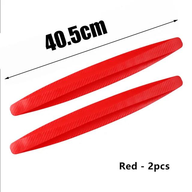 Bumper anti scratch Carbon fiber Red bumper-anti-scratch-auto-parts-12