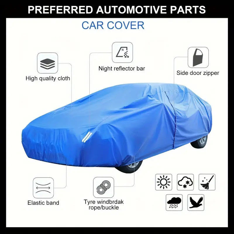 Car Cover Blue Oxford Cloth Full Cover SUV Cover