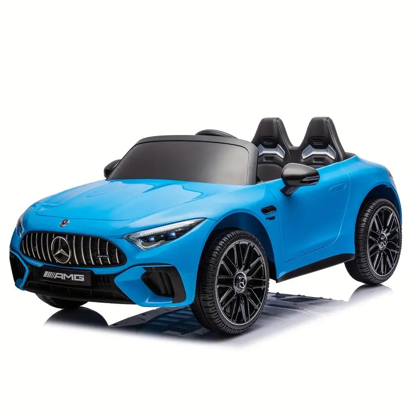 24V Ride On Car With Parent Remote Control, 2 Seater Licensed Mercedes-Benz SL63 Car, 200W Electric Car