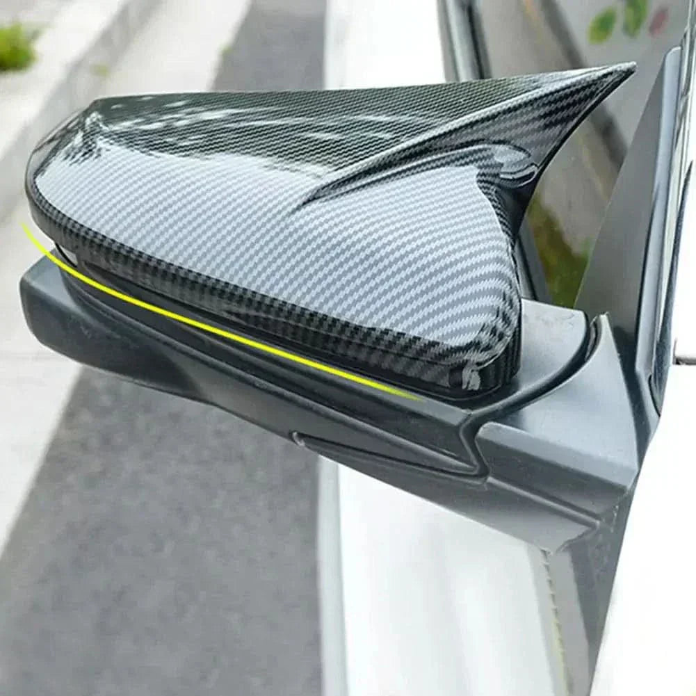 Caps For Honda Civic Horn Shape Carbon Fiber Style For 2x caps-for-honda-civic-horn-shape-carbon-fiber-style-for-2x-auto-parts-1