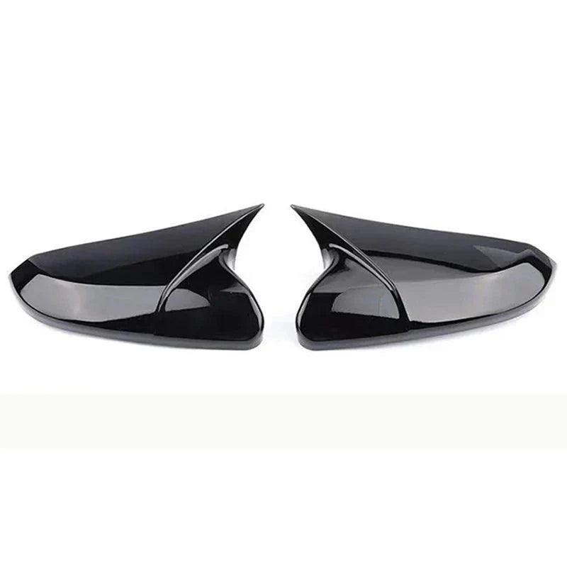 Caps For Honda Civic Horn Shape Carbon Fiber Style For 2x Glossy Black caps-for-honda-civic-horn-shape-carbon-fiber-style-for-2x-auto-parts-12