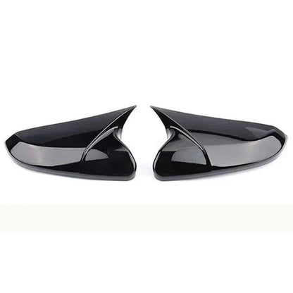 Caps For Honda Civic Horn Shape Carbon Fiber Style For 2x Glossy Black caps-for-honda-civic-horn-shape-carbon-fiber-style-for-2x-auto-parts-12