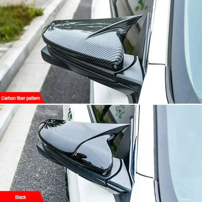 Caps For Honda Civic Horn Shape Carbon Fiber Style For 2x caps-for-honda-civic-horn-shape-carbon-fiber-style-for-2x-auto-parts-3