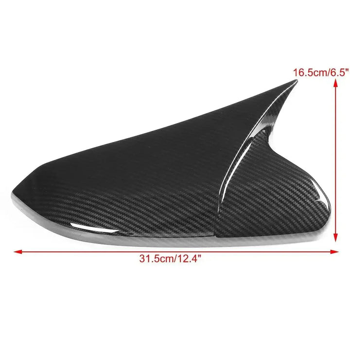 Caps For Honda Civic Horn Shape Carbon Fiber Style For 2x - Auto Parts England Auto Parts www.cars4part.com United Kingdom SD04102103421978-1 30.00