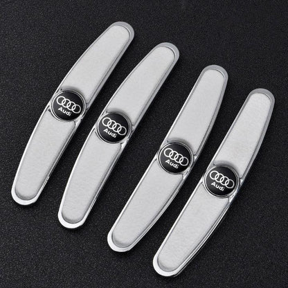 Car Door logo Sticker Audi White 4 Door car-door-logo-sticker-auto-parts-17