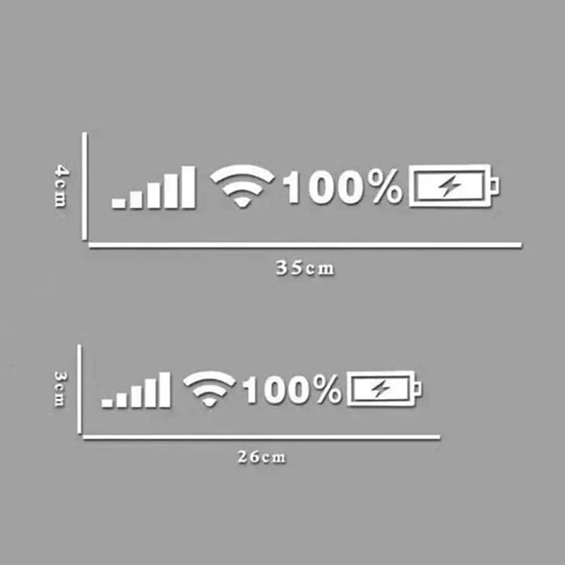 Car Funny Sticker Silver White Reflective Type car-funny-sticker-silver-white-reflective-type-auto-parts-2