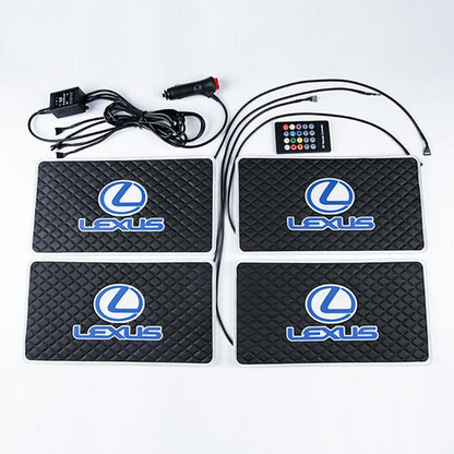 Car LED Mat Atmosphere Light Sound Control Interior Floor Mat Ambiance Light car-led-mat-atmosphere-light-sound-control-interior-floor-mat-ambiance-light-auto-parts-1