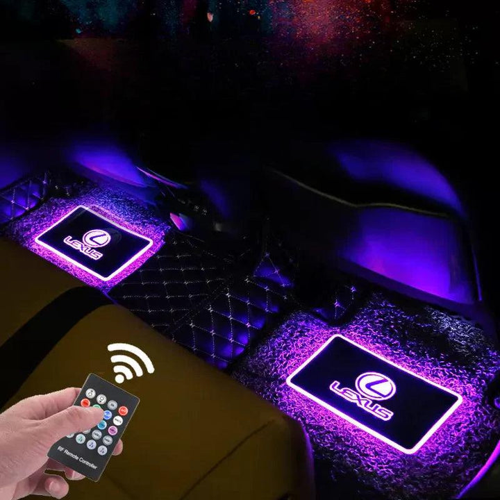 Car LED Mat Atmosphere Light Sound Control Interior Floor Mat Ambiance Light - Auto Parts England Auto Parts bmw, car, car decoration, car light, cars www.cars4part.com United Kingdom SD06231724304044-3 32.00