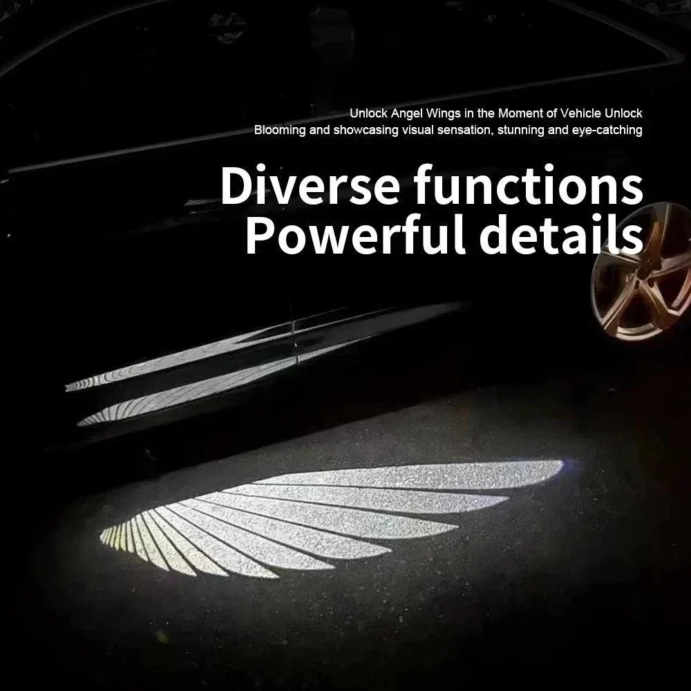 Car LED Side Rearview Mirror Welcome Light Angel Wings Dual Controller - Auto Parts England Auto Parts Angel Wings, car Angel Wings, light, light angel wings www.cars4part.com United Kingdom SD03250830551302-2 35.00