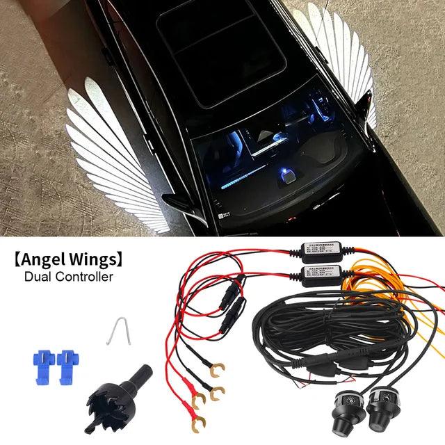 Car LED Side Rearview Mirror Welcome Light Angel Wings Dual Controller - Auto Parts England Auto Parts Angel Wings, car Angel Wings, light, light angel wings www.cars4part.com United Kingdom SD03250830551302-2 35.00