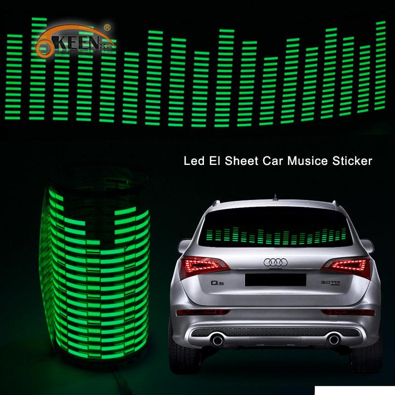 Car Rear Window Sound Green bar 45*11cm car-rear-window-sound-auto-parts-8