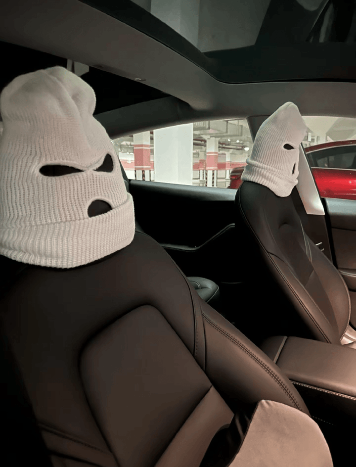 Car Seat Headrest Funny Masks 2pcs Set - Auto Parts England Auto Parts bmw, car mask, cars, masks, seat masks www.cars4part.com United Kingdom SD05300329134442-3 18.00