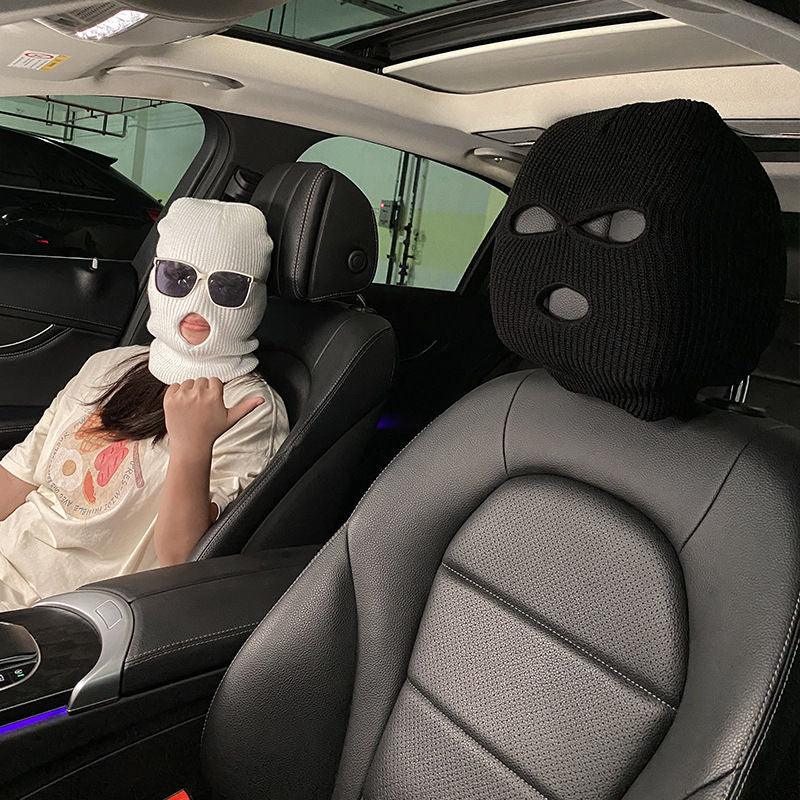 Car Seat Headrest Funny Masks 2pcs Set - Auto Parts England Auto Parts bmw, car mask, cars, masks, seat masks www.cars4part.com United Kingdom SD05300329134442-3 18.00