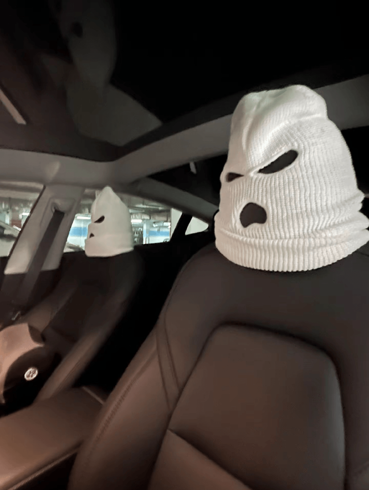 Car Seat Headrest Funny Masks 2pcs Set - Auto Parts England Auto Parts bmw, car mask, cars, masks, seat masks www.cars4part.com United Kingdom SD05300329134442-3 18.00