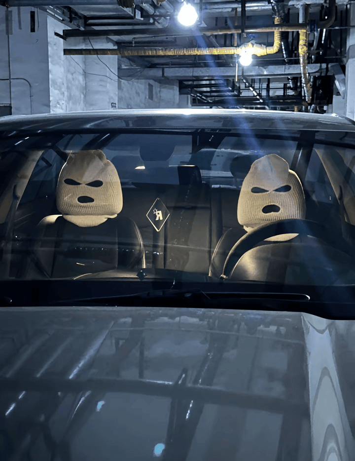 Car Seat Headrest Funny Masks 2pcs Set - Auto Parts England Auto Parts bmw, car mask, cars, masks, seat masks www.cars4part.com United Kingdom SD05300329134442-3 18.00