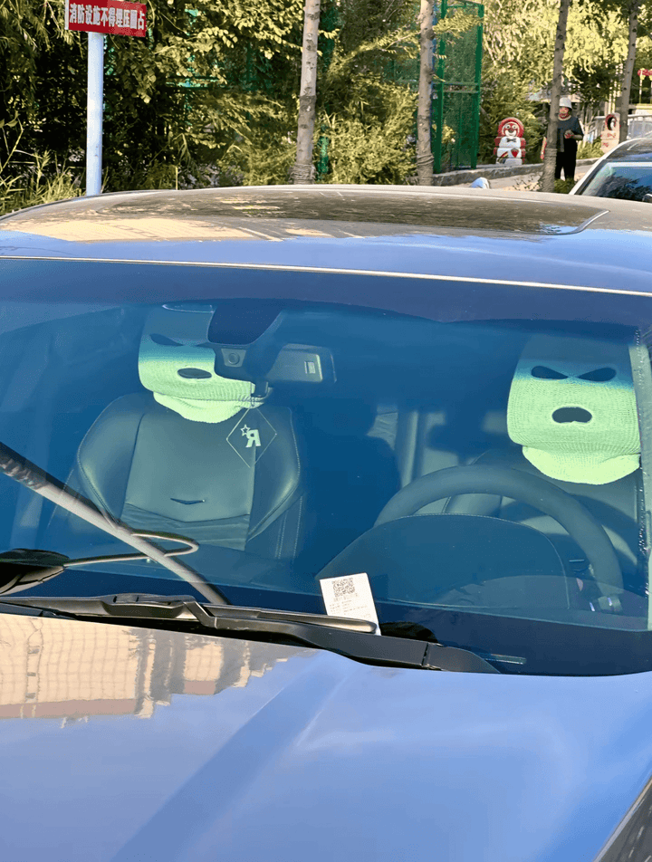 Car Seat Headrest Funny Masks 2pcs Set - Auto Parts England Auto Parts bmw, car mask, cars, masks, seat masks www.cars4part.com United Kingdom SD05300329134442-3 18.00