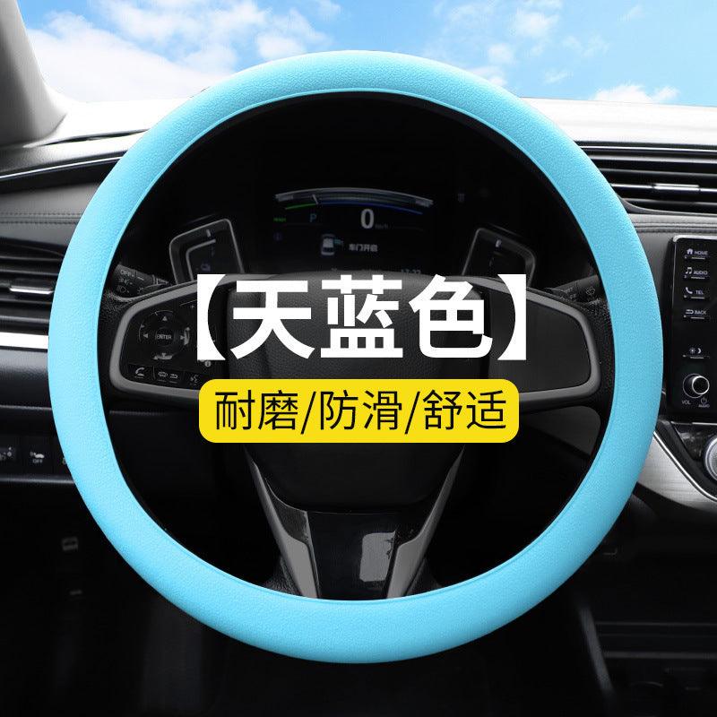 Car Steering Wheel Cover Light blue car-steering-wheel-cover-auto-parts-13