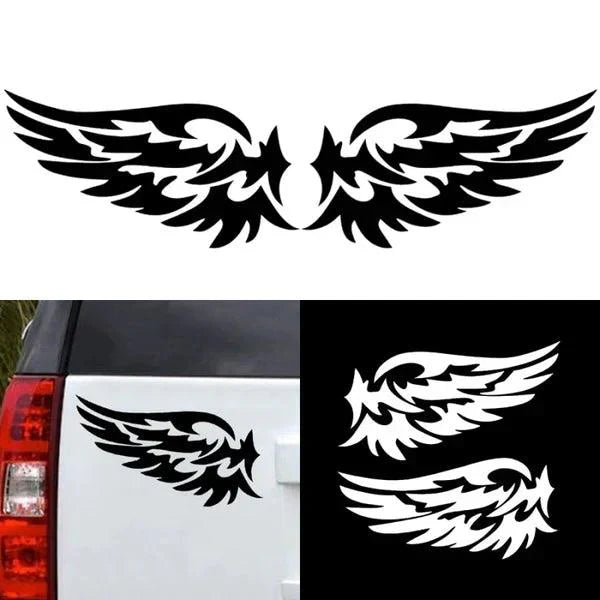 Car Stickers Angel Wings Pattern Outdoor Reflective car-stickers-angel-wings-pattern-outdoor-reflective-auto-parts-2