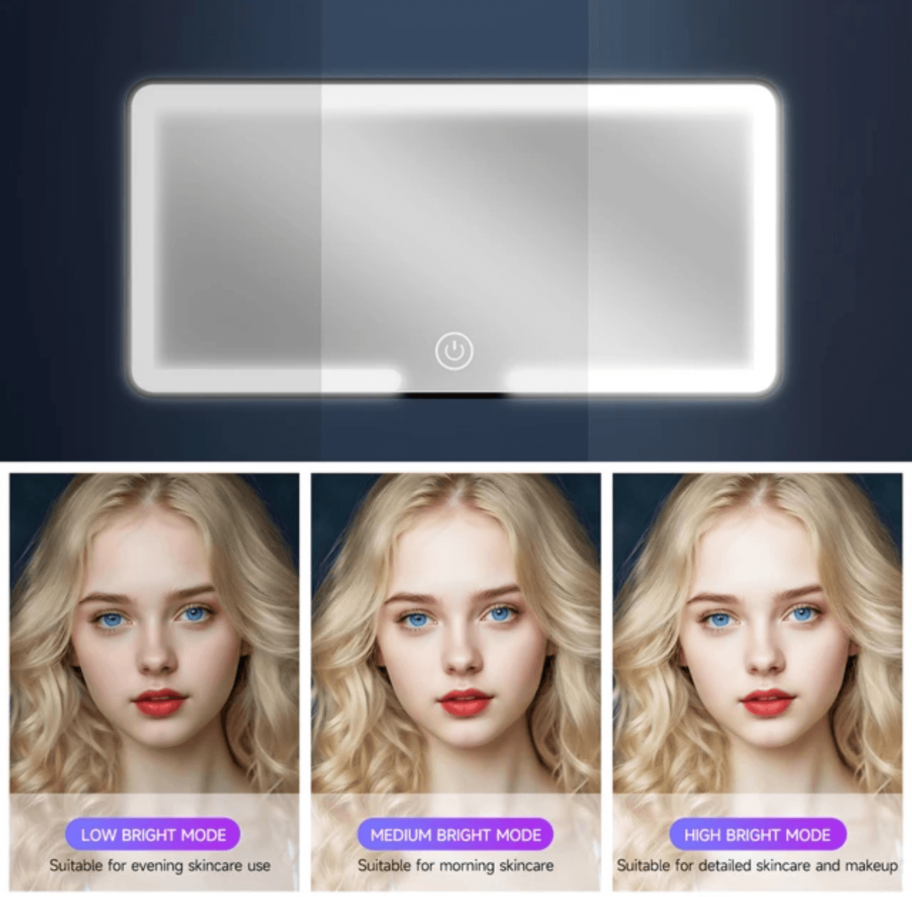 Car Sun Visor Cosmetic HD Mirror With LED Ultra Universal Interior car-sun-visor-cosmetic-hd-mirror-with-led-ultra-universal-interior-auto-parts-10