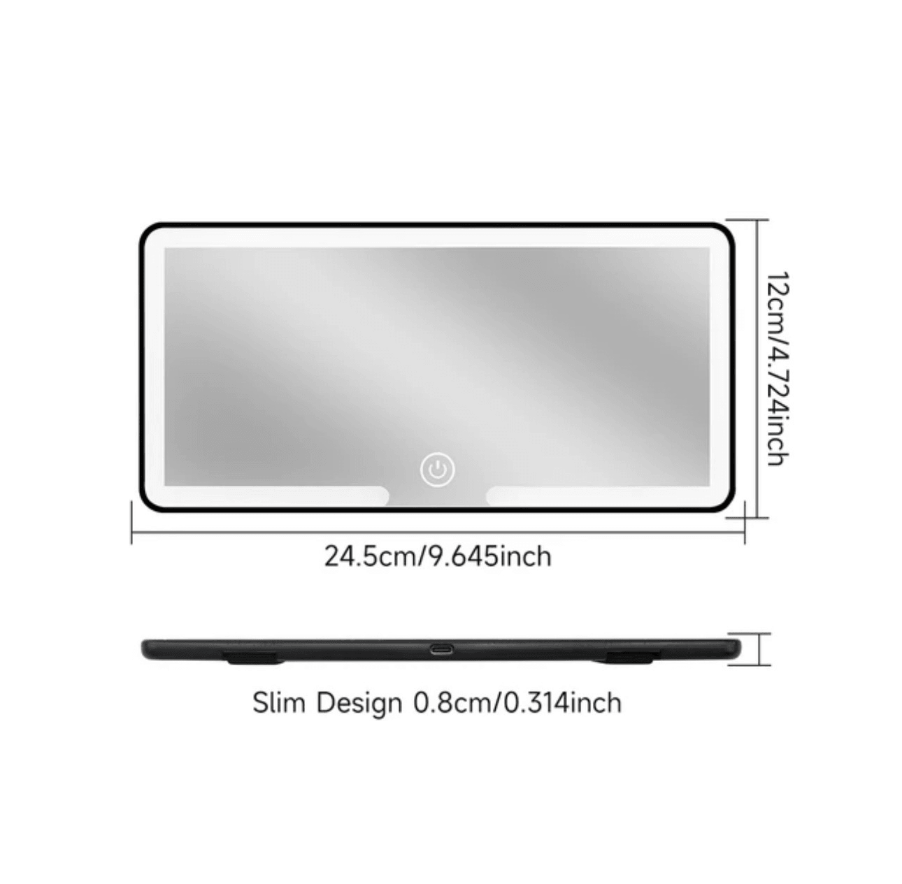 Car Sun Visor Cosmetic HD Mirror With LED Ultra Universal Interior car-sun-visor-cosmetic-hd-mirror-with-led-ultra-universal-interior-auto-parts-12