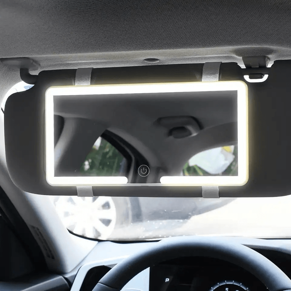 Car Sun Visor Cosmetic HD Mirror With LED Ultra Universal Interior car-sun-visor-cosmetic-hd-mirror-with-led-ultra-universal-interior-auto-parts-3