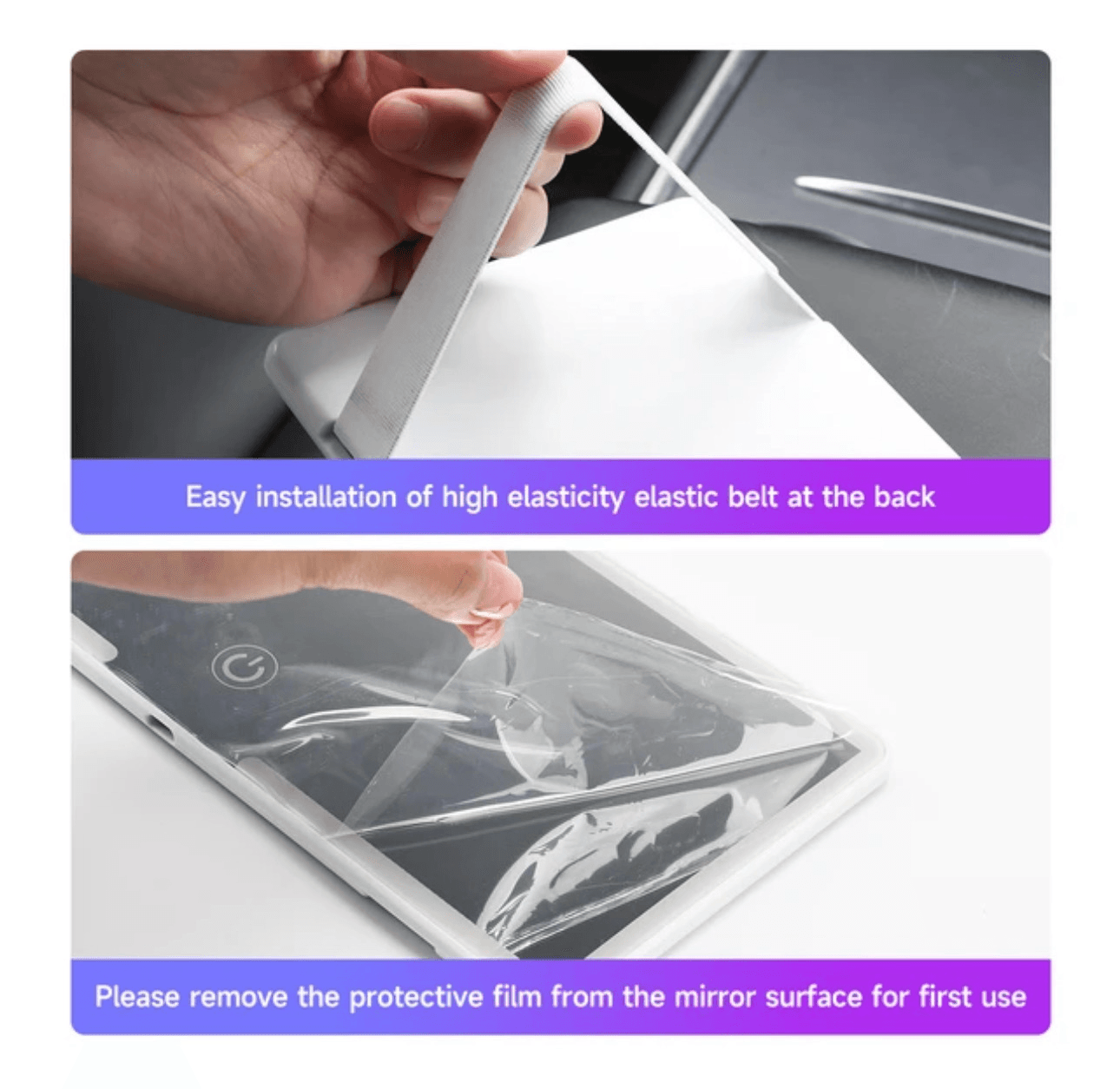 Car Sun Visor Cosmetic HD Mirror With LED Ultra Universal Interior car-sun-visor-cosmetic-hd-mirror-with-led-ultra-universal-interior-auto-parts-9