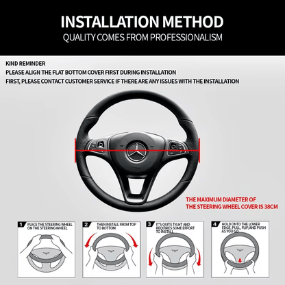 Carbon Fiber Car Steering Wheel Cover 15 inch Breathable Anti Slip Leather carbon-fiber-car-steering-wheel-cover-15-inch-breathable-anti-slip-leather-auto-parts-6