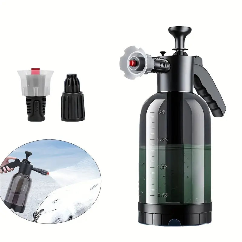 Pump Foam Sprayer, 0.5 Gallon Car Wash Sprayer Black cb8d73089fd42dc79bec6990a2f3d773