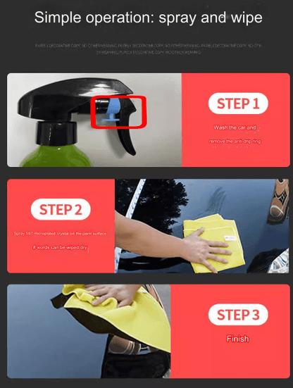 Crystal Diamond Crystal Plating Micro Crystal Plating Liquid Glass nano coating polish wax crystal-diamond-crystal-plating-micro-crystal-plating-liquid-glass-nano-coating-polish-wax-auto-parts-10