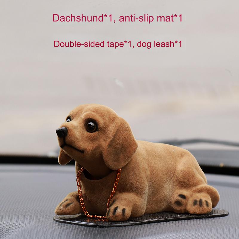 Car Shaking Head Dog Decoration Platform Interior Dachshund dase_e71c16e2-dd19-4ae9-adca-7c0d74db3bb2