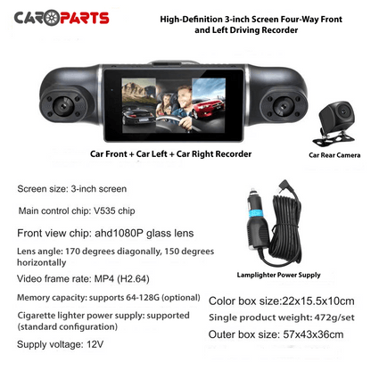 Dash Cam 4CH HD 4*1080P Car DVR 24H Parking Monitor Video Recorder No WiFi Support dash-cam-4ch-hd-4-1080p-car-dvr-24h-parking-monitor-video-recorder-auto-parts-14