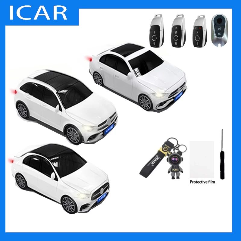 Mercedes Benz A C E S Class W204 W205 W212 W213 W176 GLC CLA AMG W177 Car Key Case Cover download_25