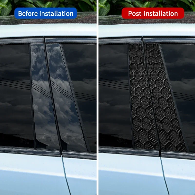 2pcs Car Stickers, Auto B Pillar, Waterproof Decoration download_69