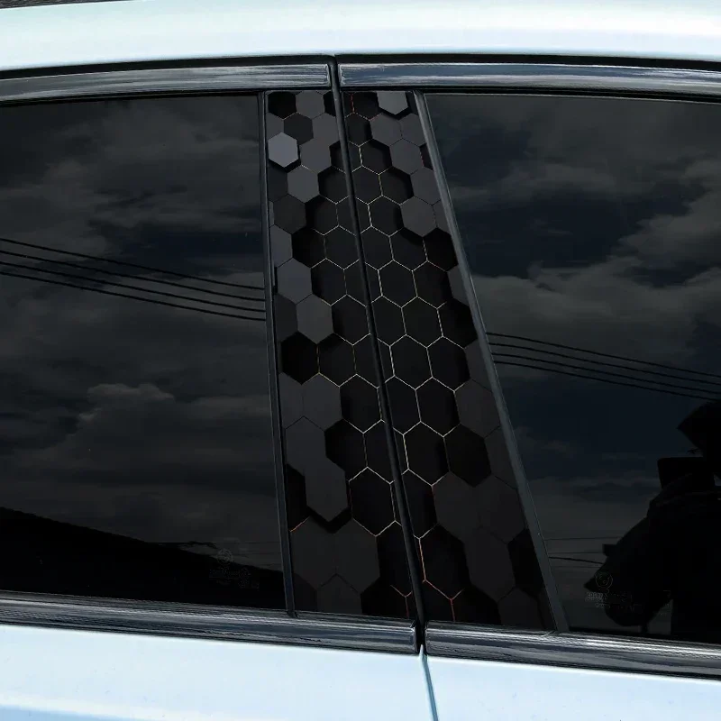 2pcs 3D Effect Honeycomb Car Sticker, Auto B Pillar KT-425 download_97