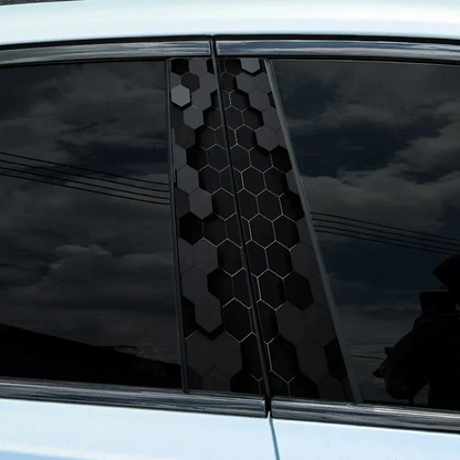 2pcs 3D Effect Honeycomb Car Sticker, Auto B Pillar KT-425 download_97