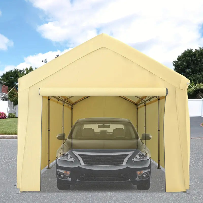 VEVOR 10 X 20 Ft Carport Car Canopy, Heavy Duty Garage