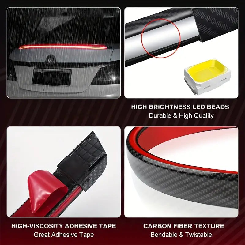 Spoiler LED Car Strip Brake Tail Turn Light ea8bf8f0-af9d-4ded-81ff-2d6a4190c447