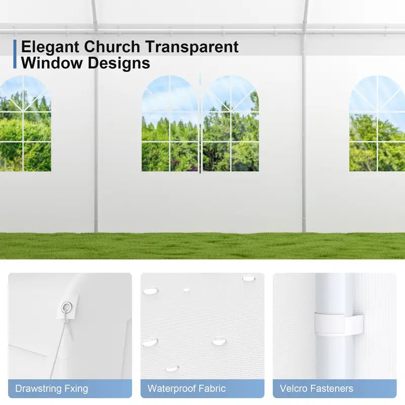 20x26 Canopy Tent for Parties Heavy Duty Carport Large Wedding Event Tent Portable Garage