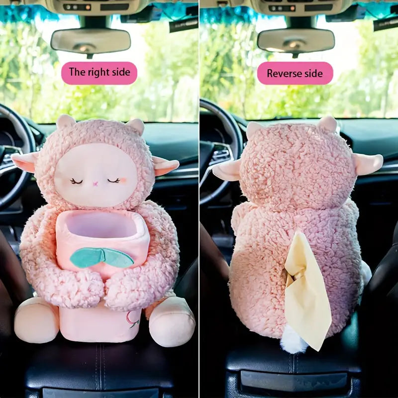Car Armrest Box with Tissue Holder And Trash Little Sleep f17afeb8-7009-4631-a0c9-aa0f627897fd